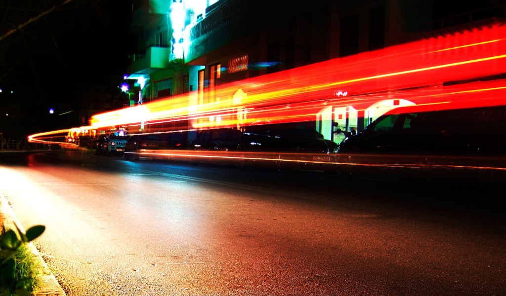 Ночное движение в Майами