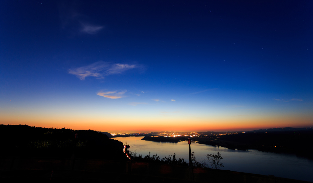 Закат в Портленде, Орегон, США