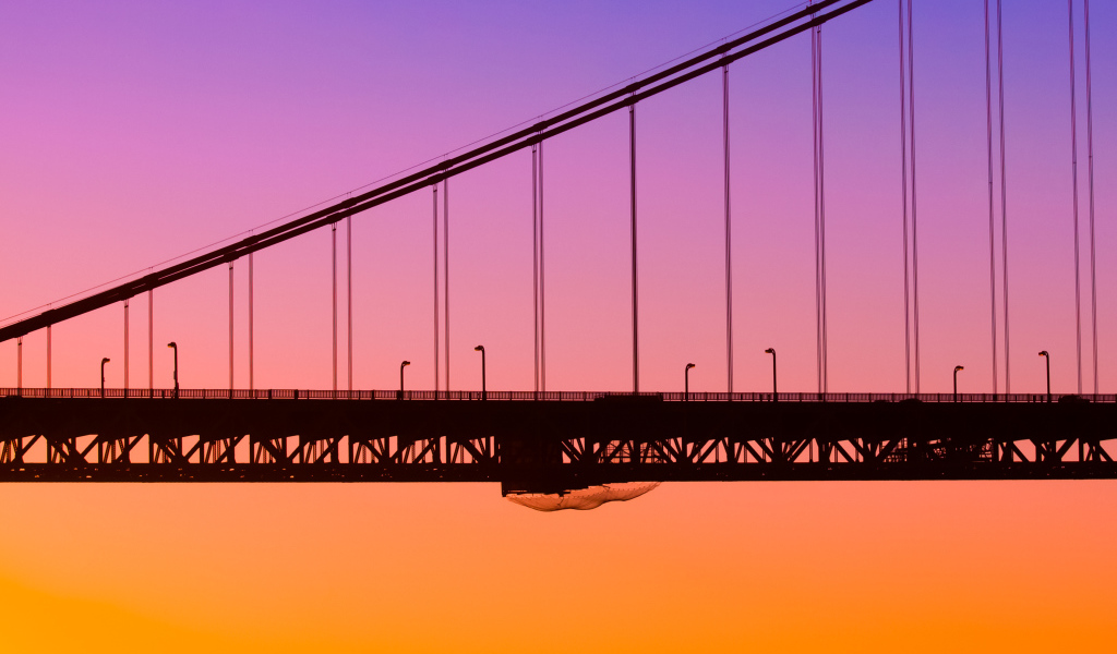 Закат в Сан-Франциско, США