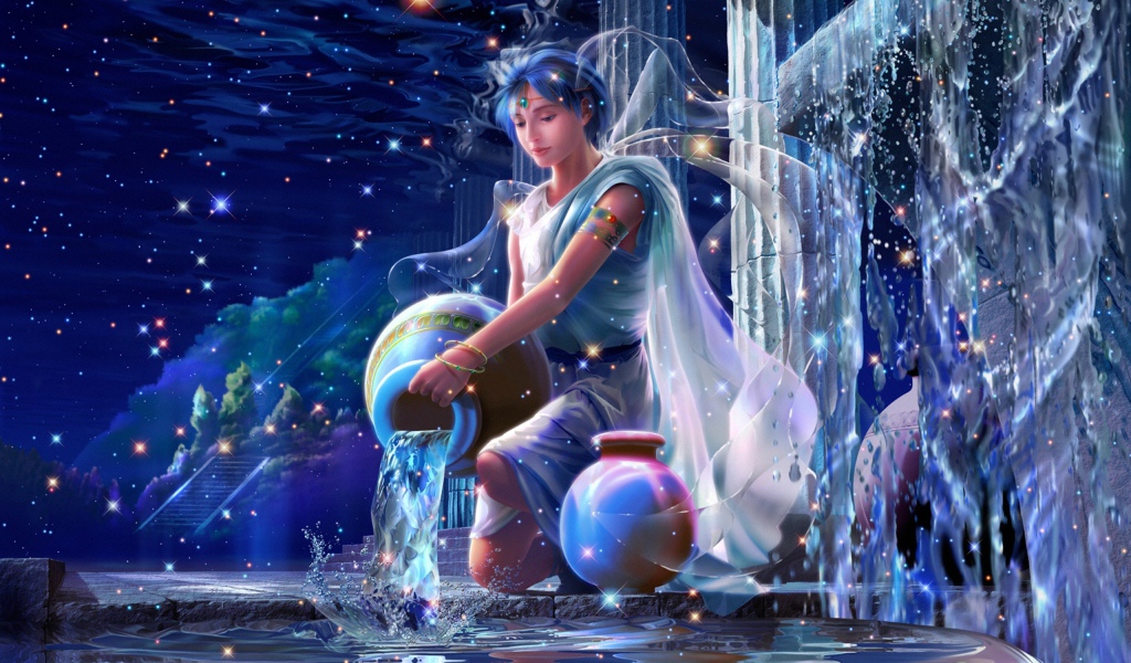 Жрица в храме Водолея