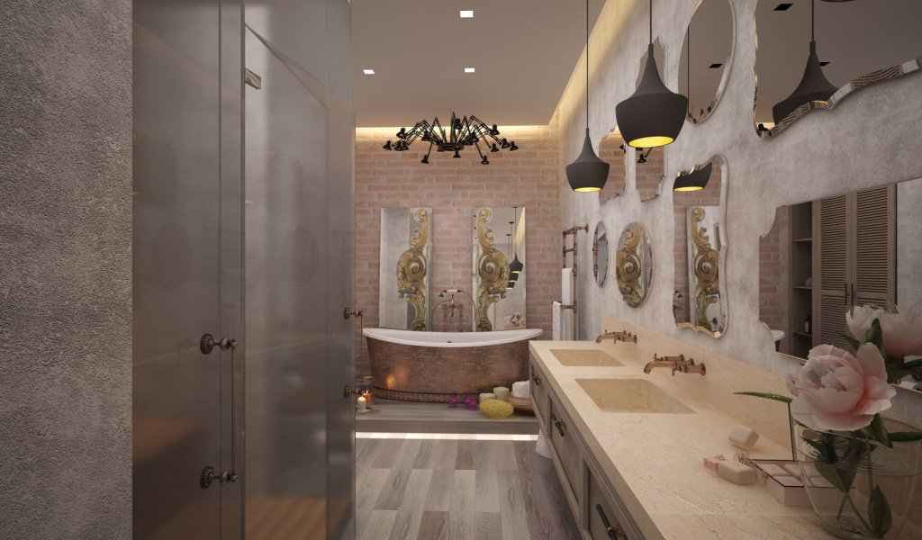 Красивая ванная