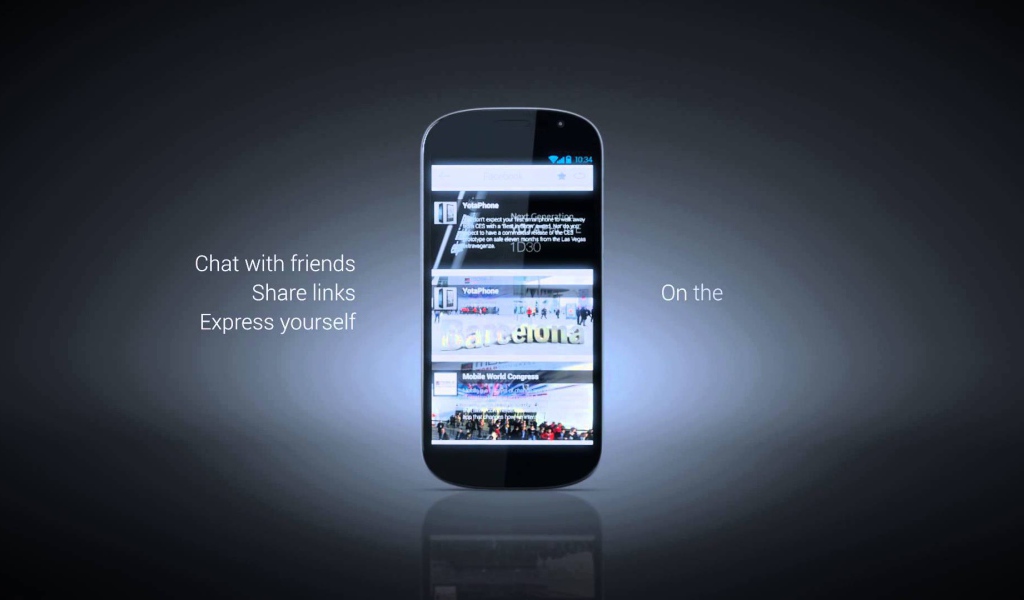 Реклама смартфона YotaPhone 2