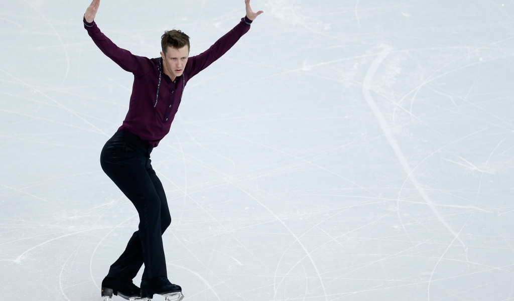 American figure skater Jeremy Abbott at the Olympic Games in Sochi