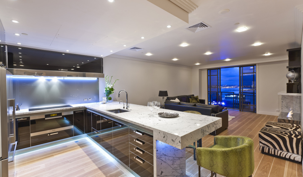 Дизайн квартиры с кухней