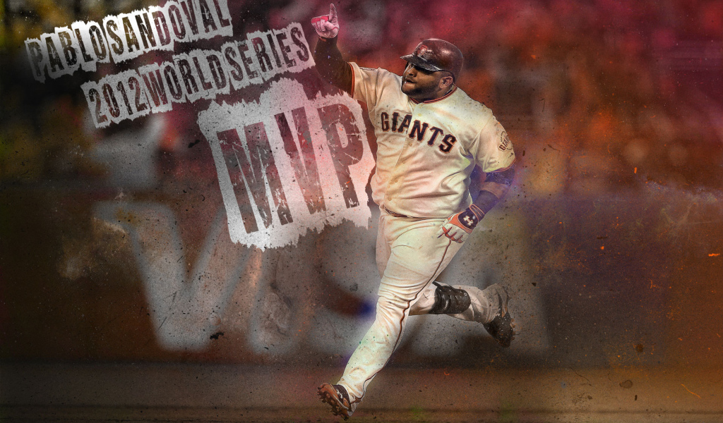 Игрок в бейсбол Пабло Сандовал