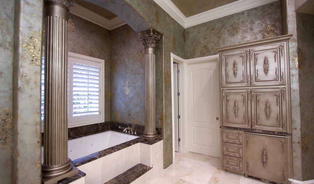 Ванная в королевском стиле