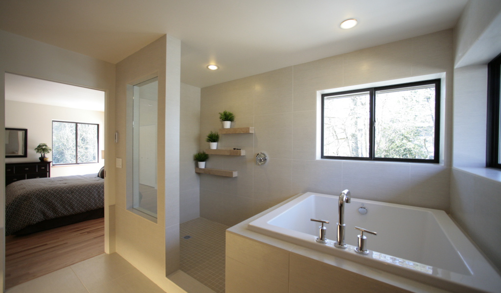 Ванная рядом со спальней