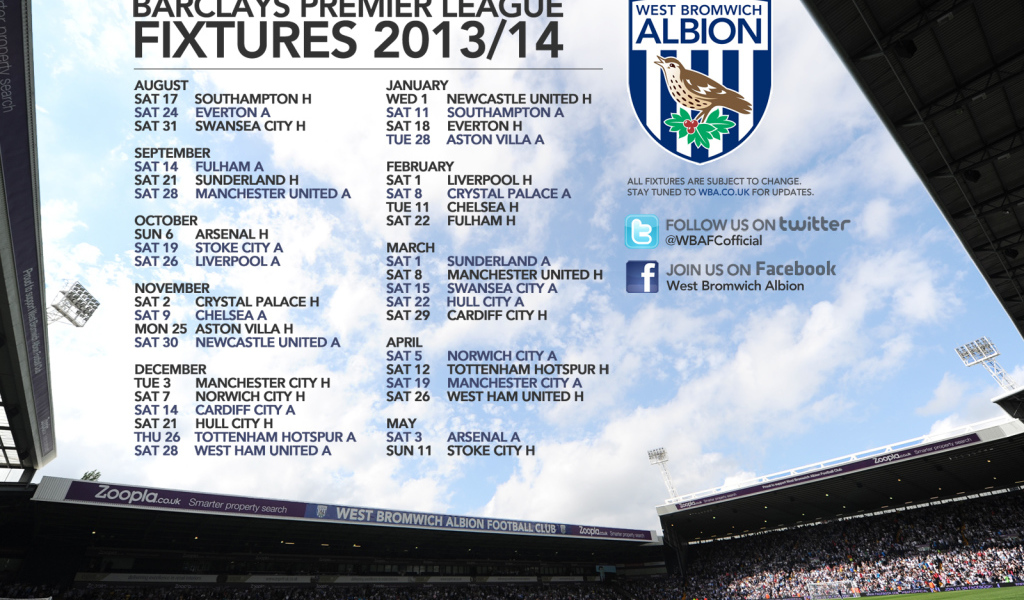 Возлюбленный футбольный клуб Вест Бромвич Альбион