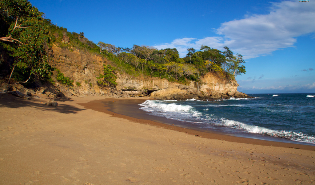 Прекраснoe побережье в Коста-Рика