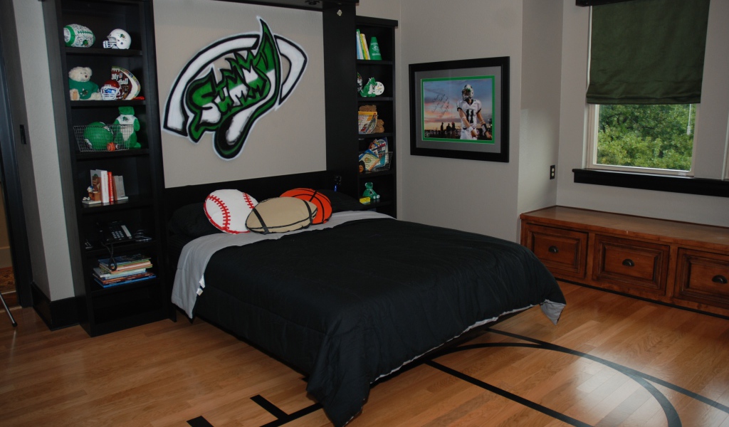 Черный стиль в детской комнате