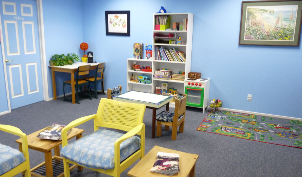 Светлая игровая комната