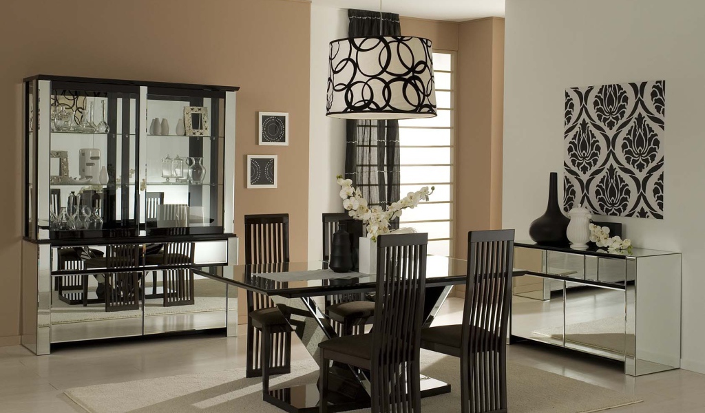 Коричневый цвет столовой