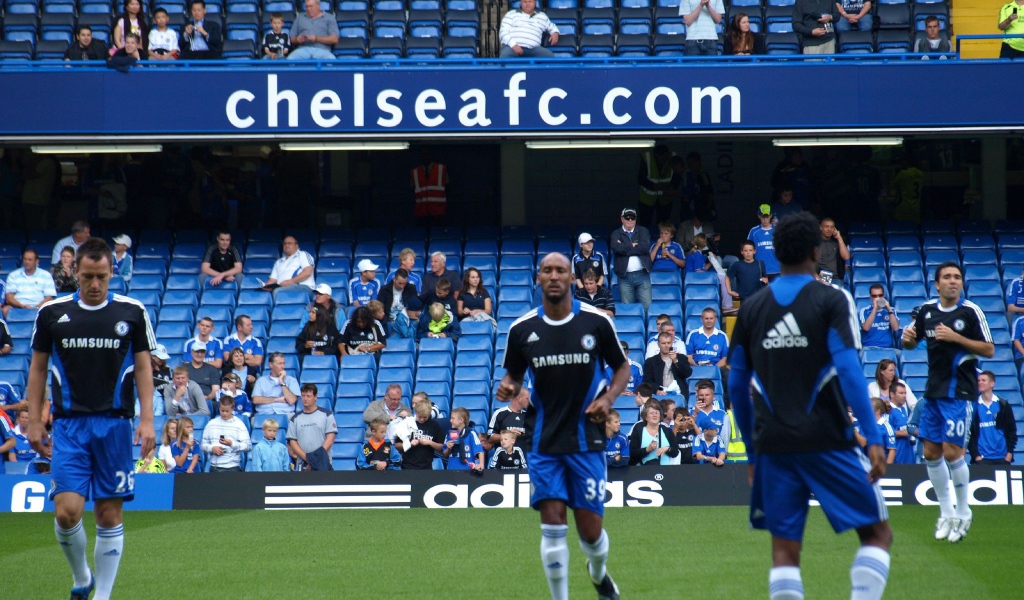 Челси команда на поле