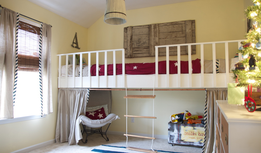 Рождественское оформление детской 