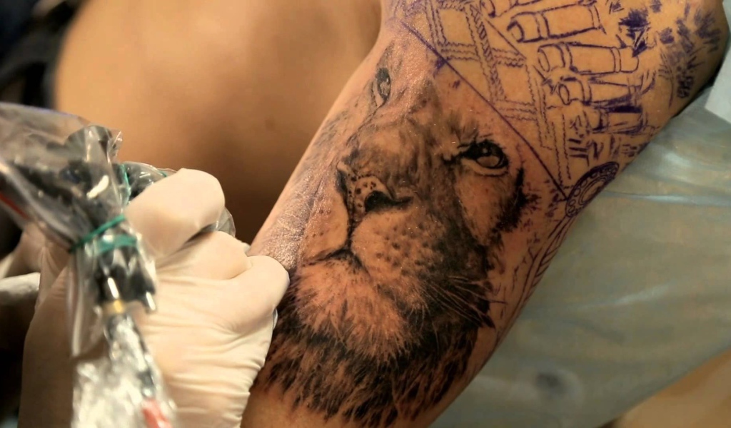 Создание мужской тату