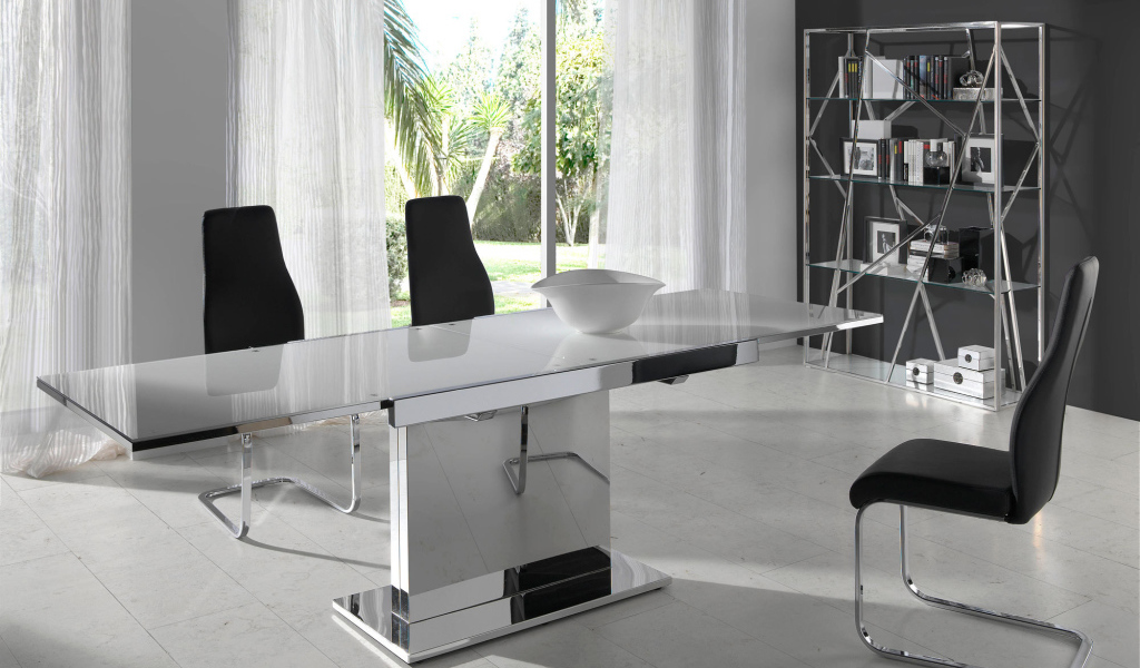 Столовая в стиле хайтек