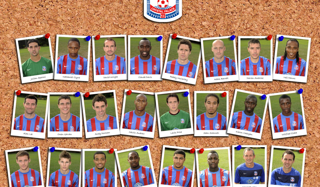 Известный Футбольный клуб Англии Кристал Пэлас