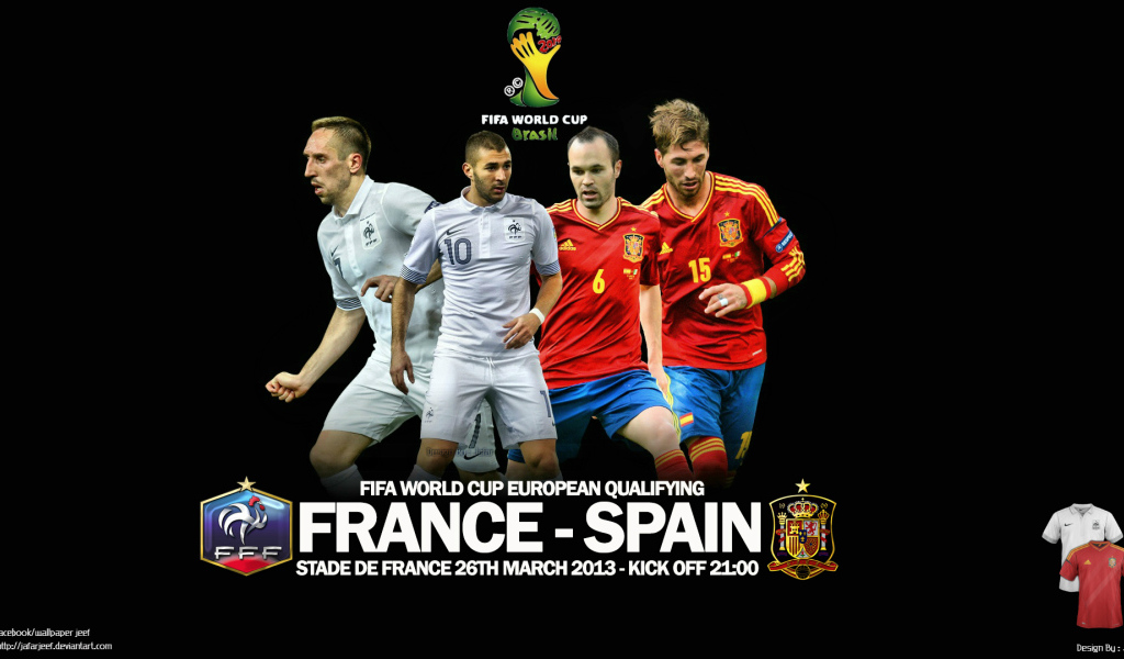 Матч Франция Испания на Чемпионате мира по футболу в Бразилии 2014