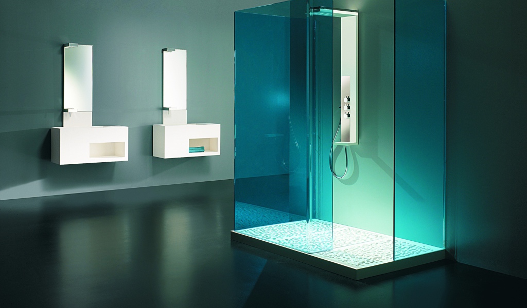 Хай тек ванная
