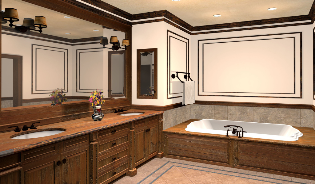 Интерьер для ванной комнаты