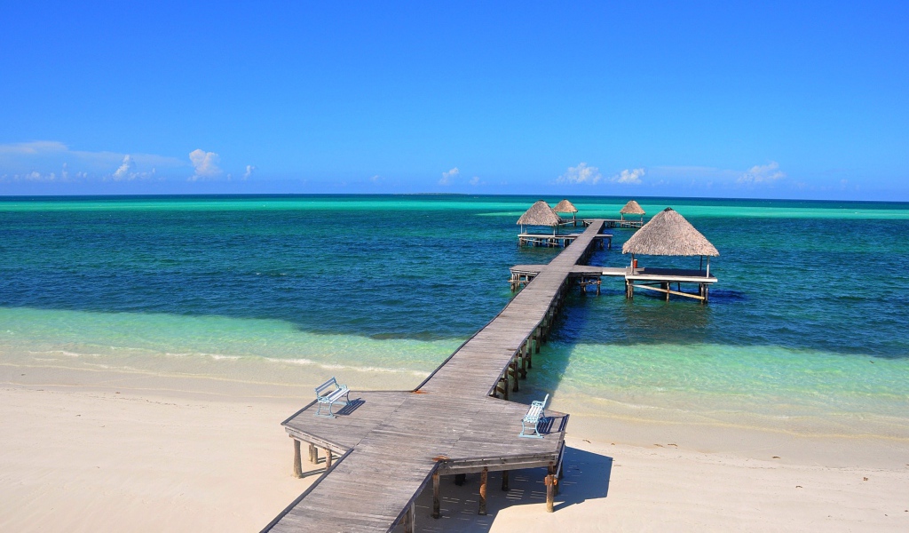 Причал на курорте Кайо Гильермо, Куба