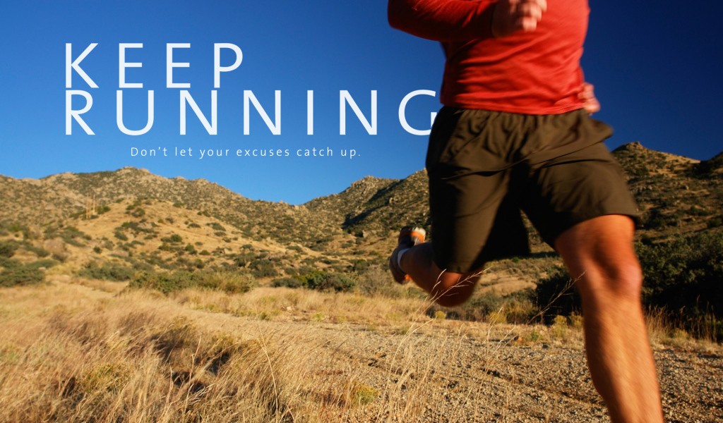 Занимайся бегом и спортом