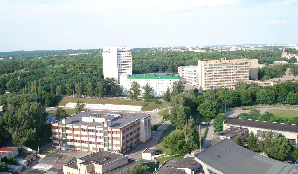 Харьков вид сверху