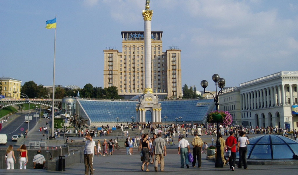 Киев в будние дни