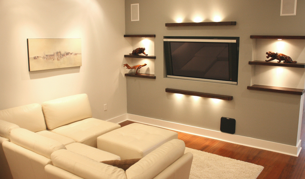 Подсветка в гостиной