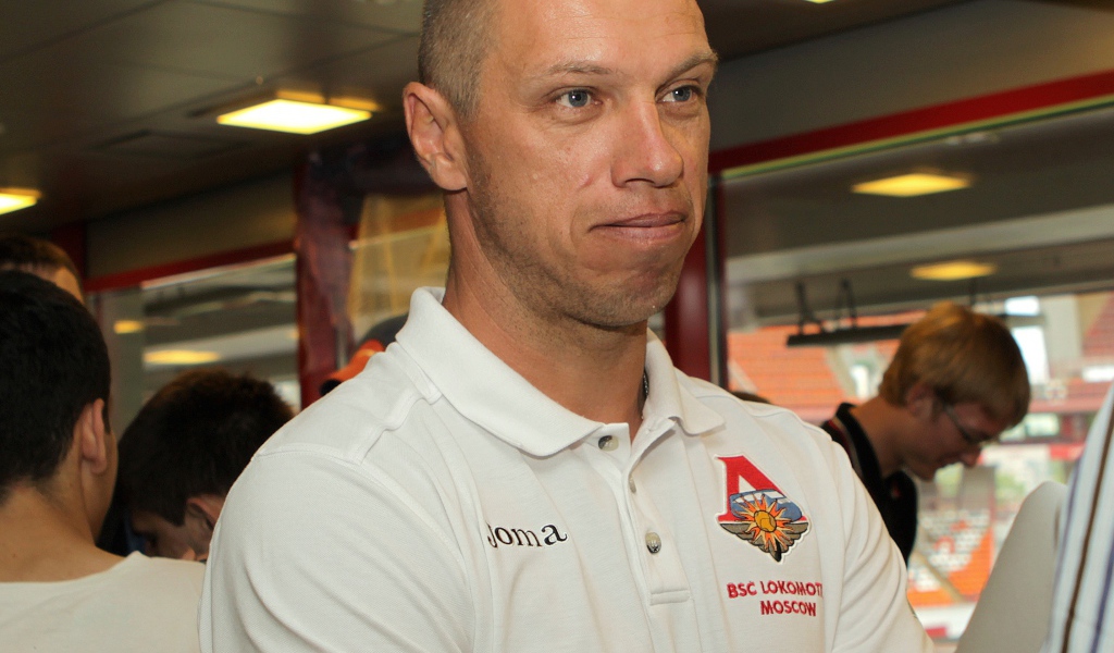 Игрок Локомотива Александр Филимонов