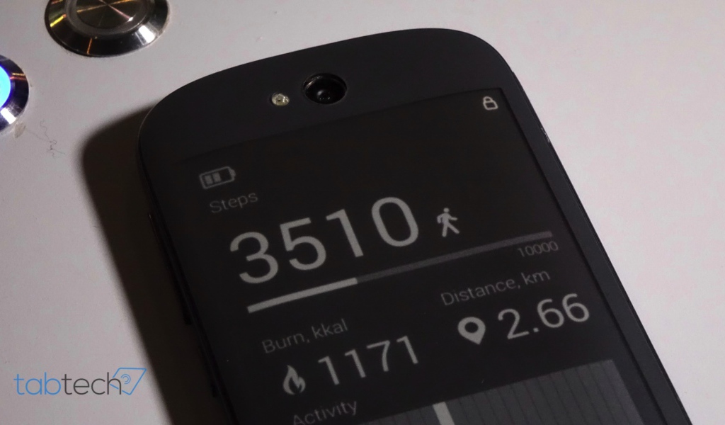 Измерение пройденного пути в YotaPhone 2