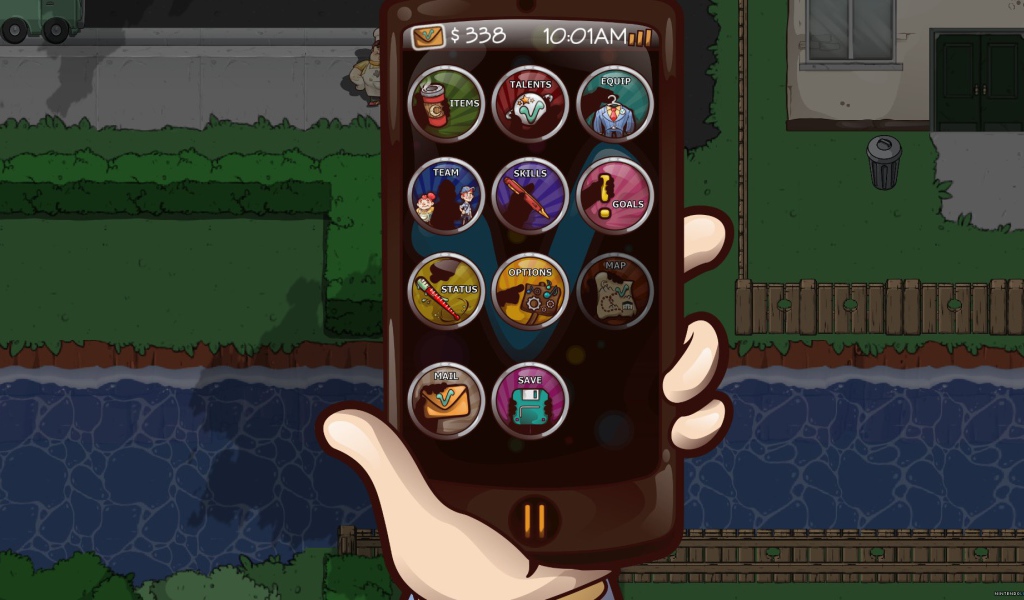 Меню в новой игре Citizens of Earth