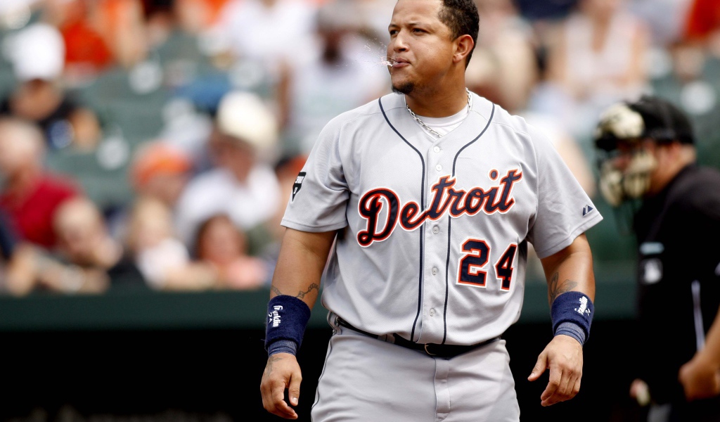 Мигуэль Кабрера из бейсбольной команды Детройта