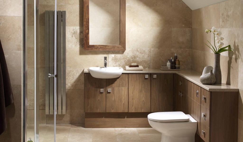 Минимализм в оформлении ванной