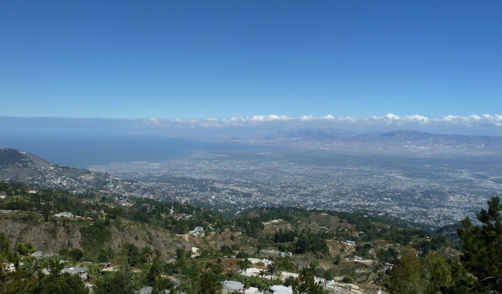 Горный пейзаж в Гаити