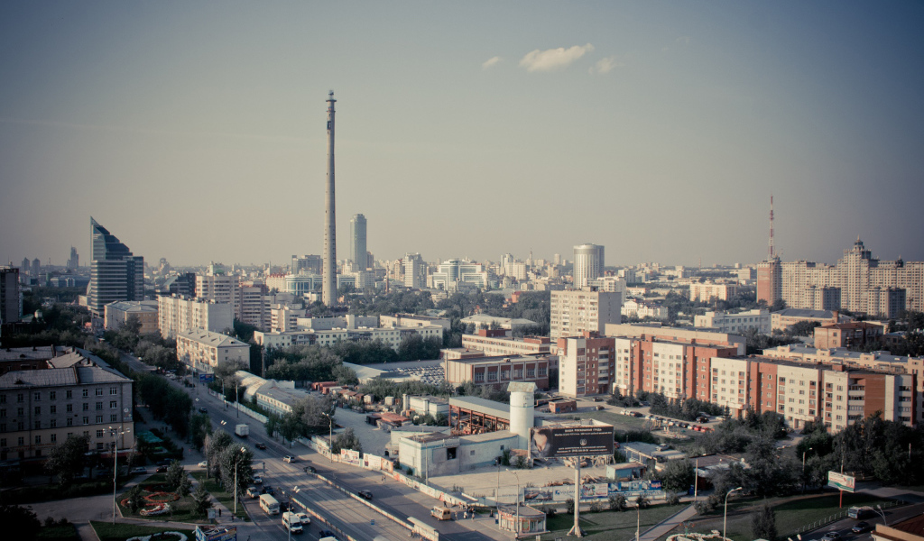 Красивый вид на Киев