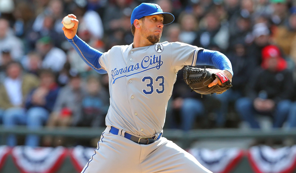 На бейсболе с Джеймсом Шелдс