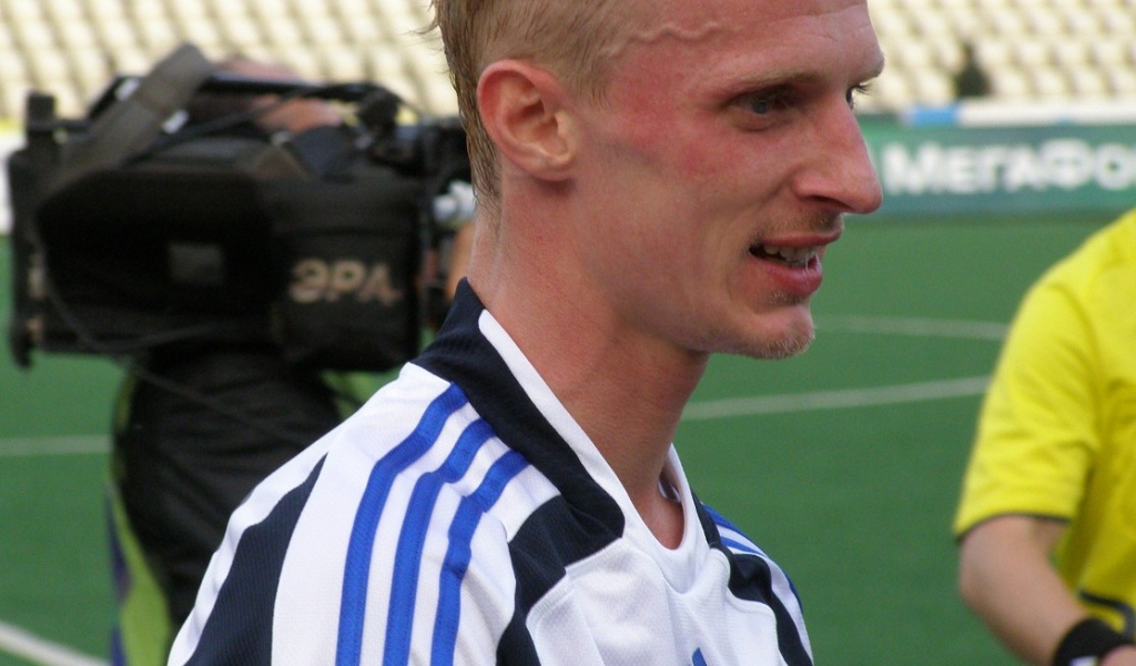 Петр Немов полузащитник клуба Крылья Советов после игры