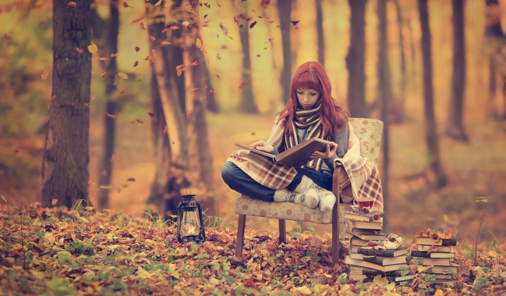 Фотография рыжая в лесу