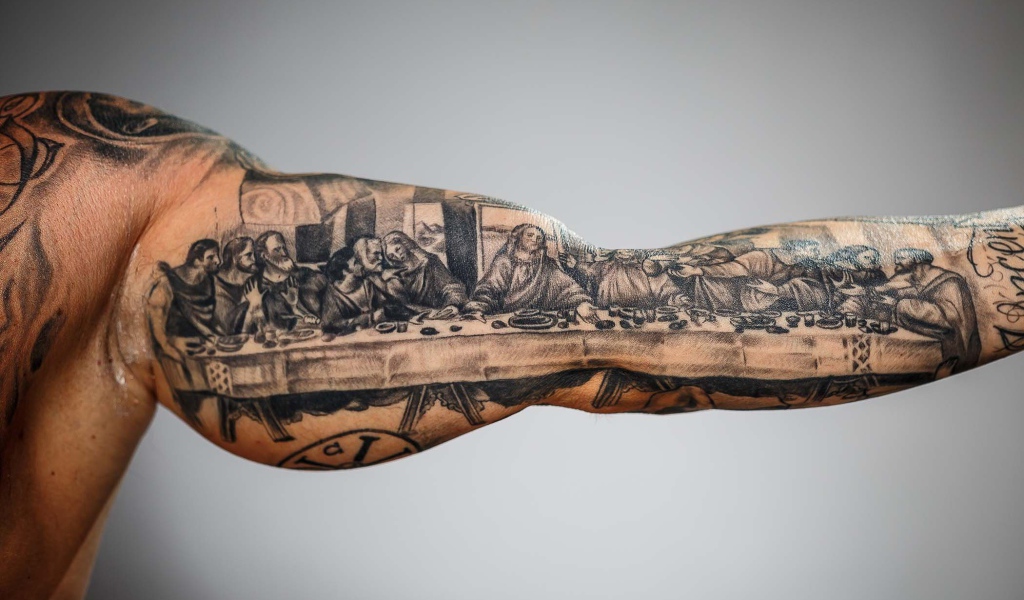 Картина тату на руке