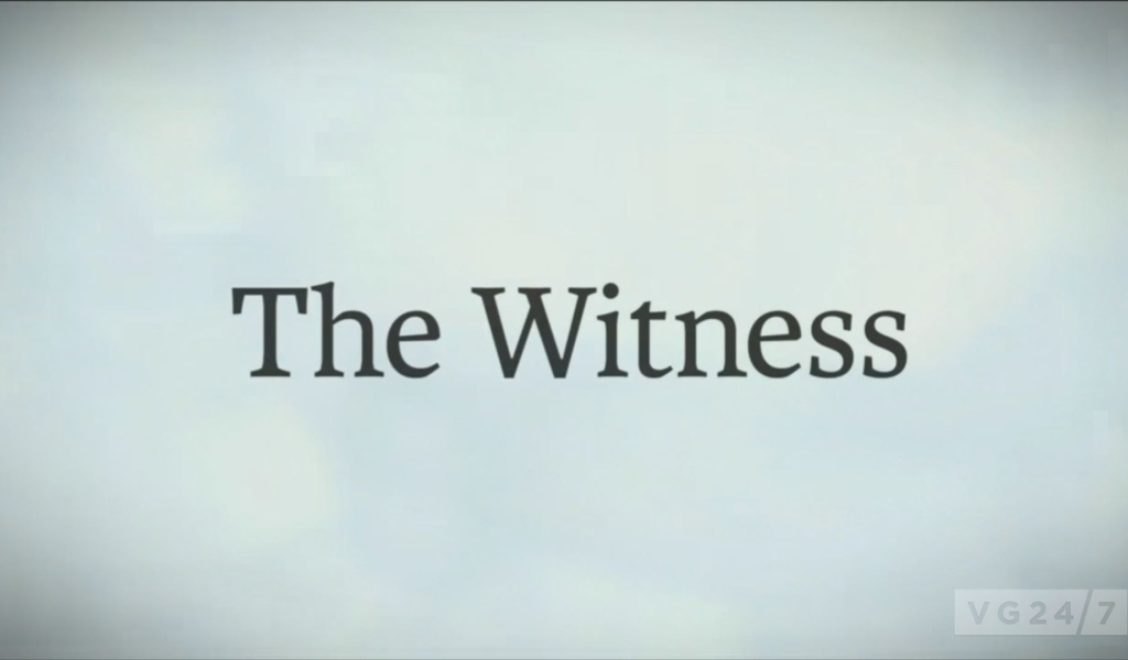Постер игры The Witness