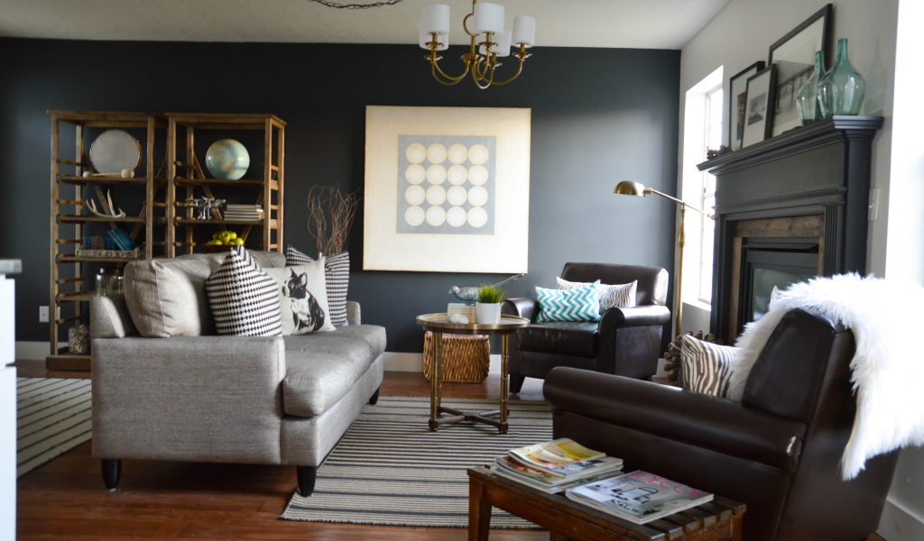 Дизайнерское оформление гостиной