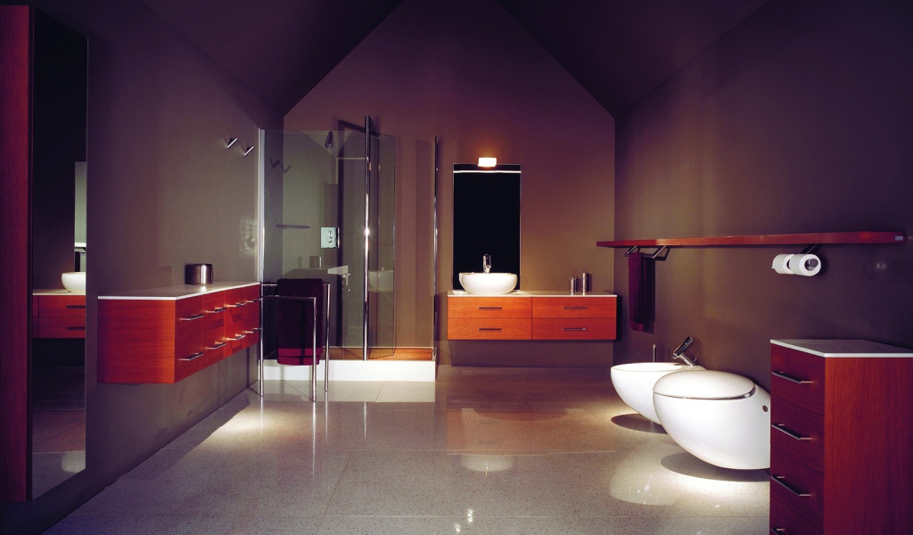 Романтическая атмосфера в ванной