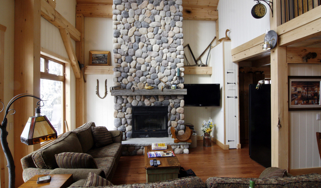 Комната с камином