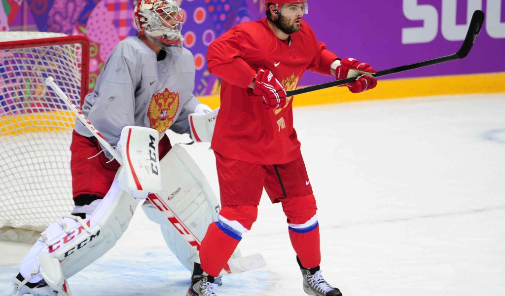 Российские хоккеисты на олимпиаде в Сочи