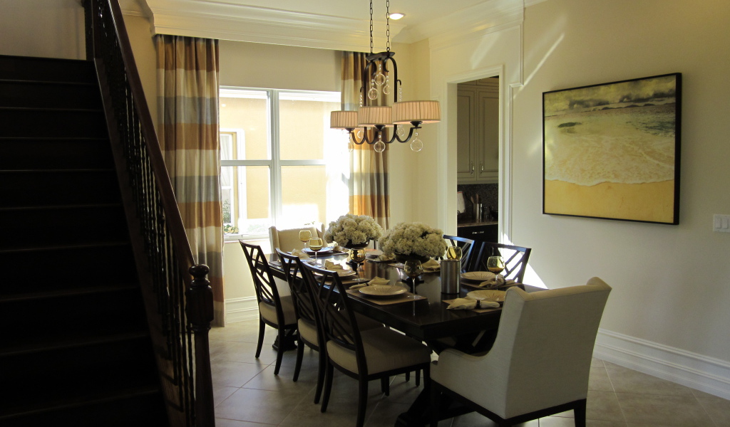 Небольшая уютная столовая