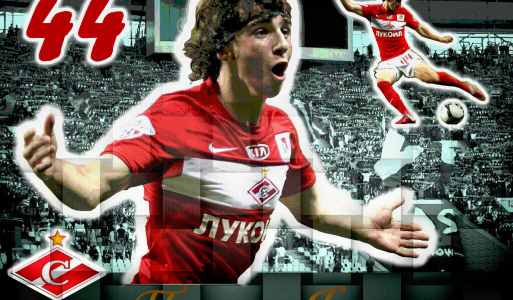 Нападающий Спартака Павел Яковлев  на фото