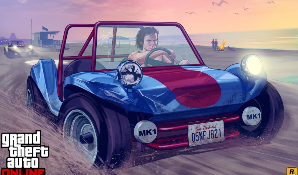 Скоростная погоня Grand Theft Auto V