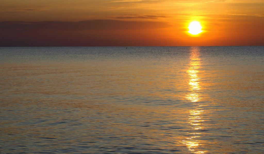 Закат над Черным морем Одесса