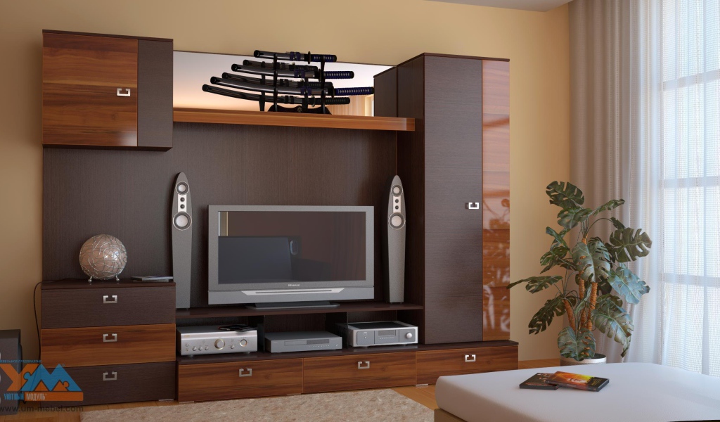 Телевизор в гостиной